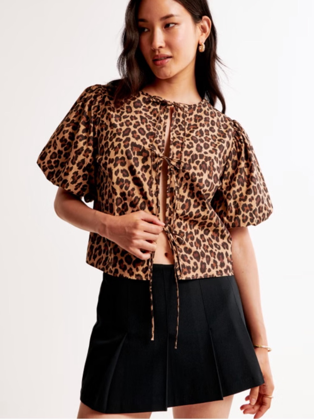 Abercrombie & Fitch Tie Front Top